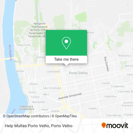 Help Multas Porto Velho map