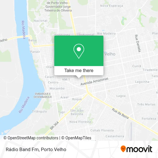 Rádio Band Fm map