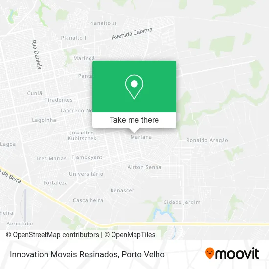Innovation Moveis Resinados map