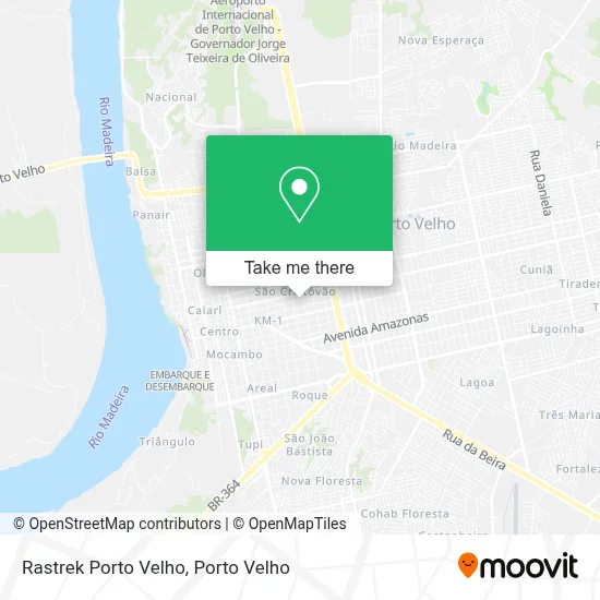Rastrek Porto Velho map