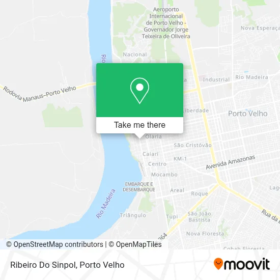 Ribeiro Do Sinpol map