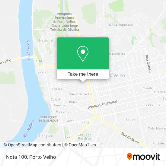 Nota 100 map