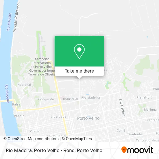 Rio Madeira, Porto Velho - Rond map