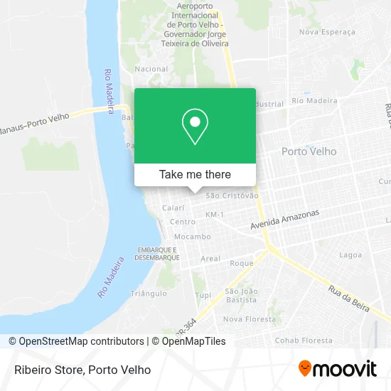 Ribeiro Store map