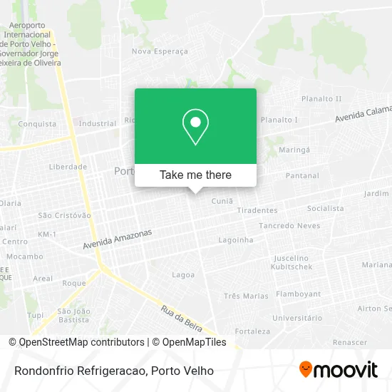 Rondonfrio Refrigeracao map