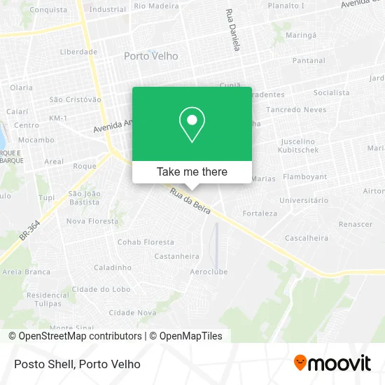 Posto Shell map