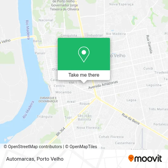 Automarcas map