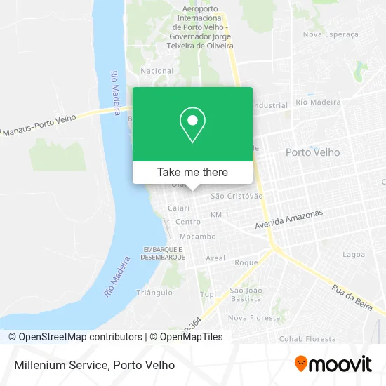 Millenium Service map