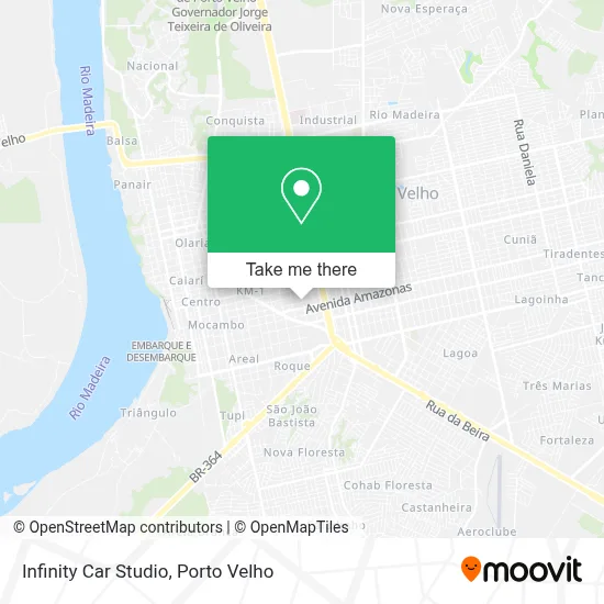 Infinity Car Studio map