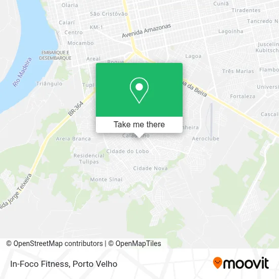 In-Foco Fitness map