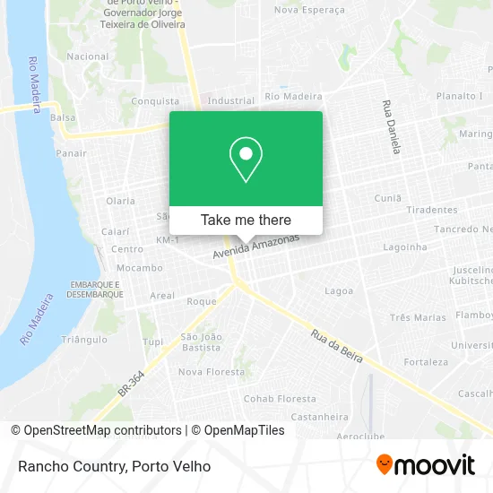 Rancho Country map
