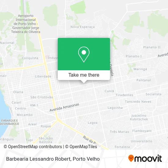 Barbearia Lessandro Robert map