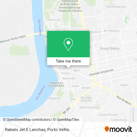 Rabelo Jet E Lanchas map