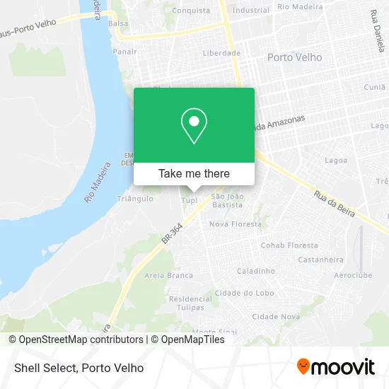Shell Select map