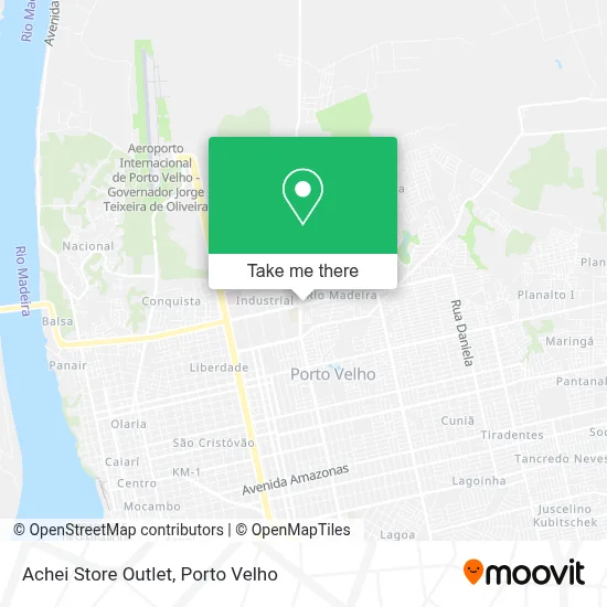 Achei Store Outlet map