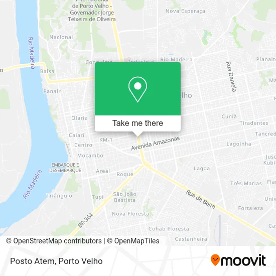 Posto Atem map