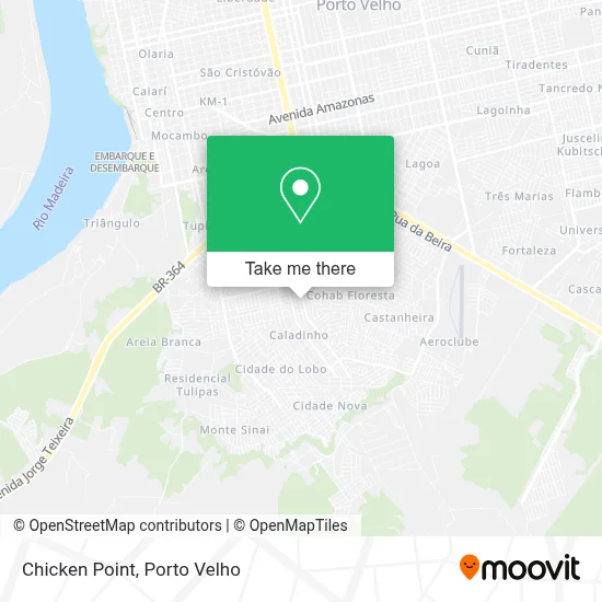 Chicken Point map