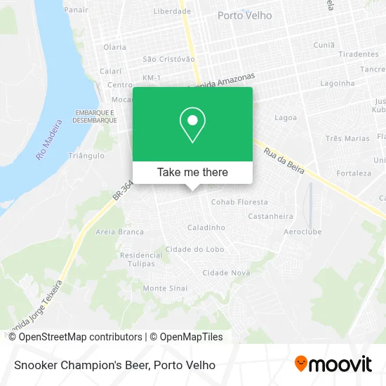 Snooker Champion's Beer map