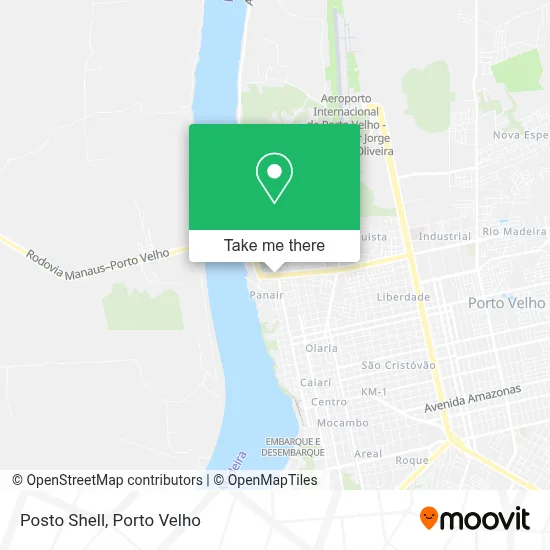 Posto Shell map