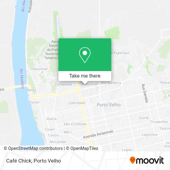 Café Chick map