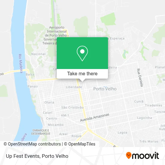 Up Fest Events map