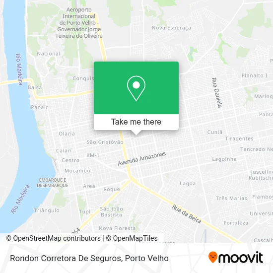 Rondon Corretora De Seguros map
