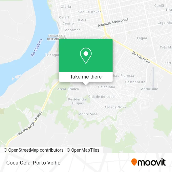 Coca-Cola map