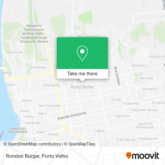 Rondon Burger map