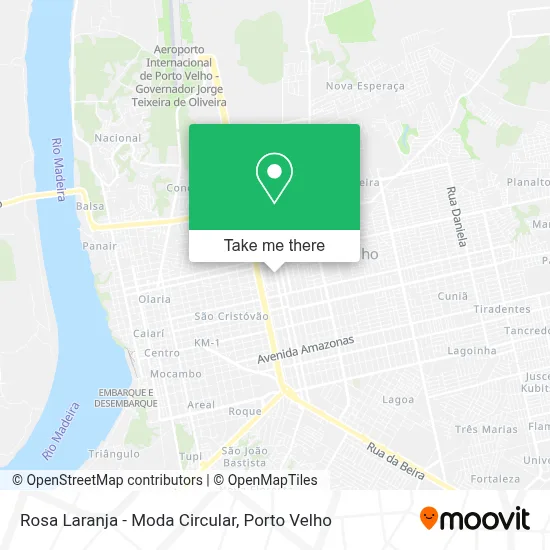 Rosa Laranja - Moda Circular map