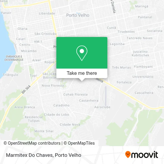 Marmitex Do Chaves map