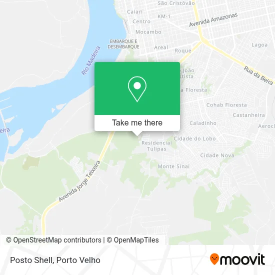 Posto Shell map