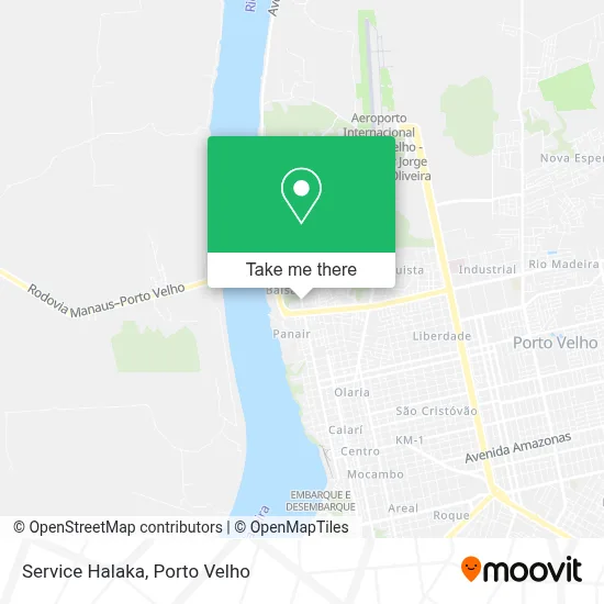 Service Halaka map