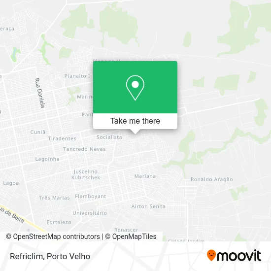 Refriclim map