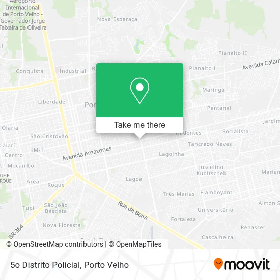 5o Distrito Policial map