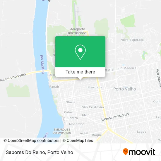 Sabores Do Reino map