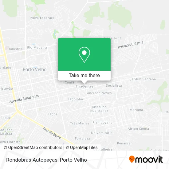 Rondobras Autopeças map