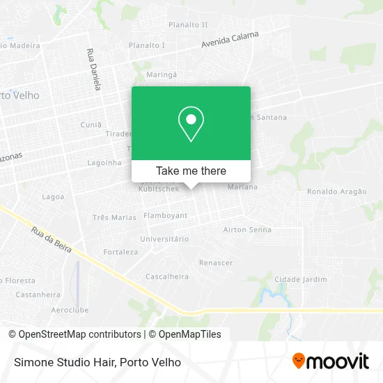 Simone Studio Hair map