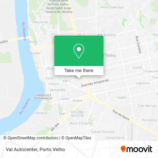 Val Autocenter map