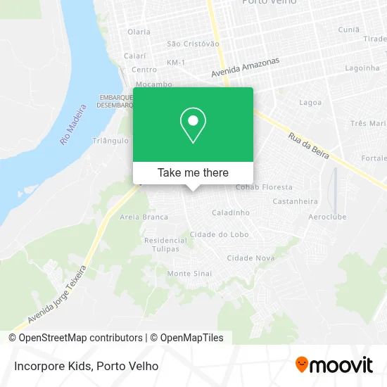 Incorpore Kids map