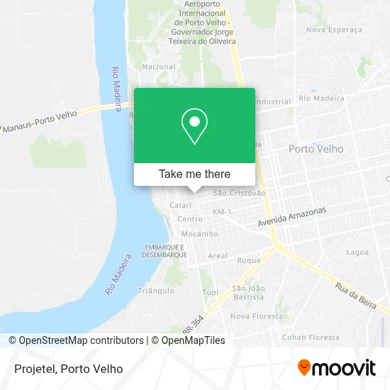 Projetel map