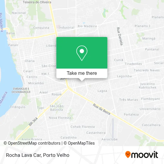 Rocha Lava Car map