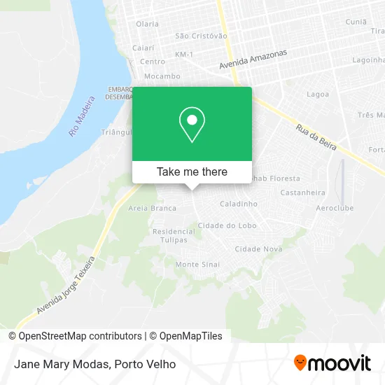 Jane Mary Modas map