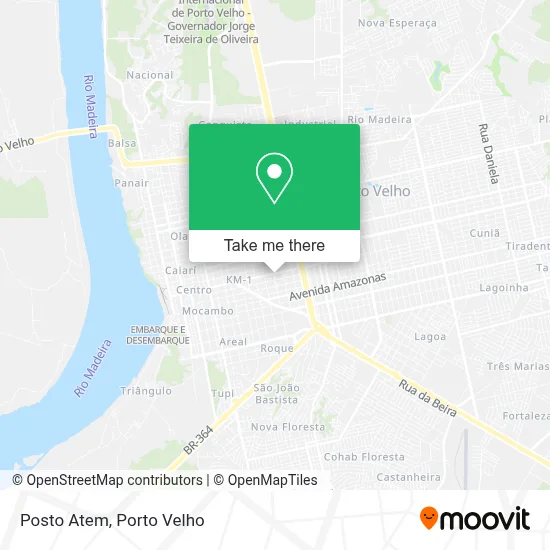 Posto Atem map