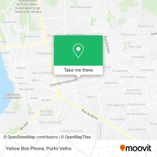 Yellow Box Phone map