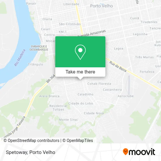 Spetoway map