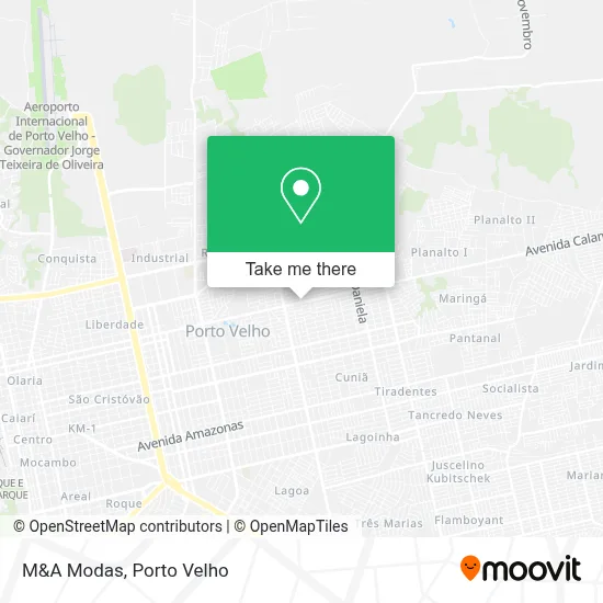 M&A Modas map