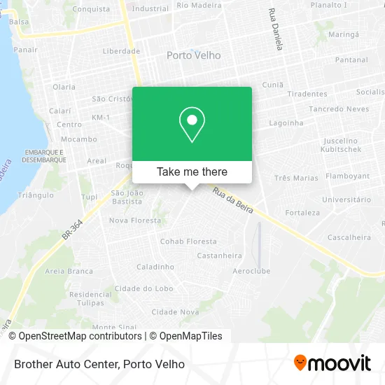 Brother Auto Center map