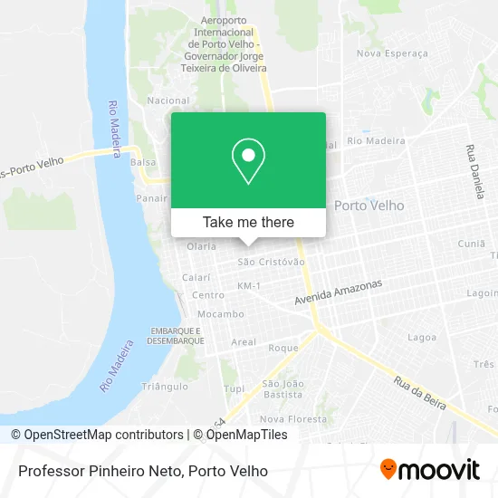 Professor Pinheiro Neto map