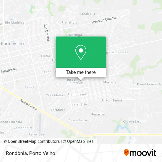 Rondônia map