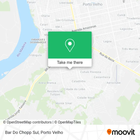 Bar Do Chopp Sul map
